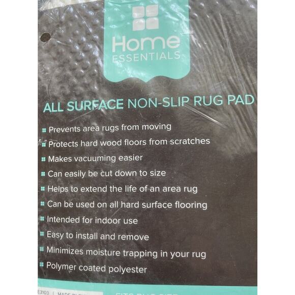Non Slip Rug Pad All Surface 4'x6' Home Essentials Home Decor New - Picture 2 of 10